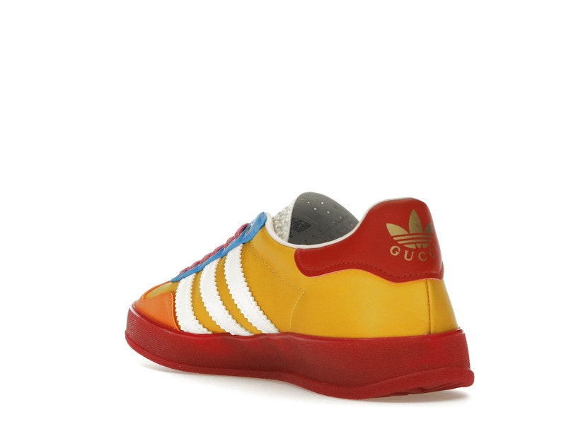 adidas x Gucci Gazelle Yellow White Red