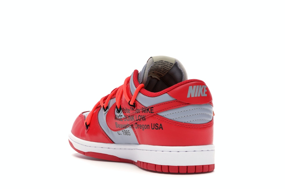 Nike Dunk Low Off-White Université Rouge