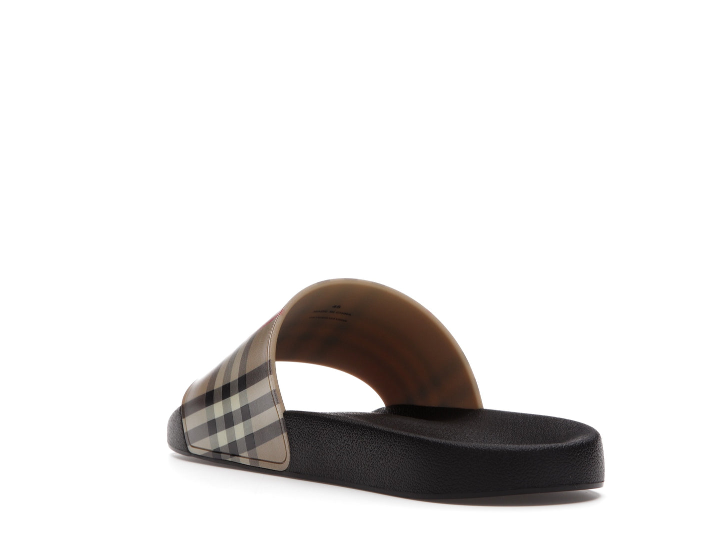 Burberry Furley Check Slides Archive Beige