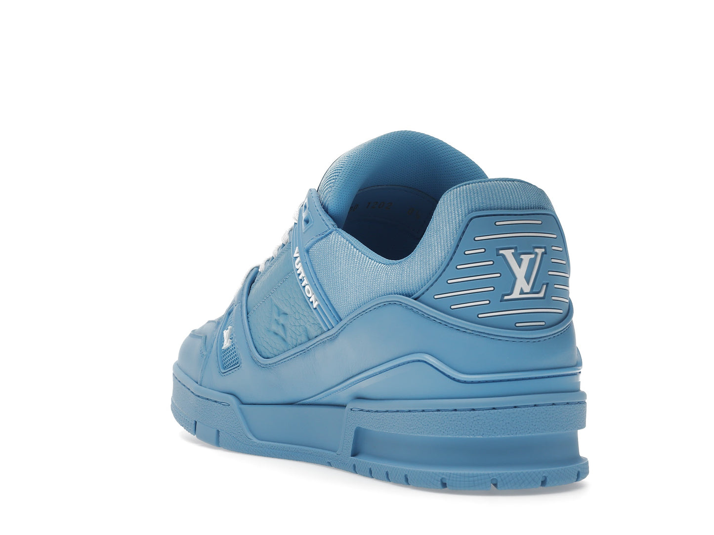 Louis Vuitton Trainer Blue Embossed Monogram 