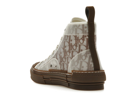 Dior B23 High Top Coffee White Dior Oblique