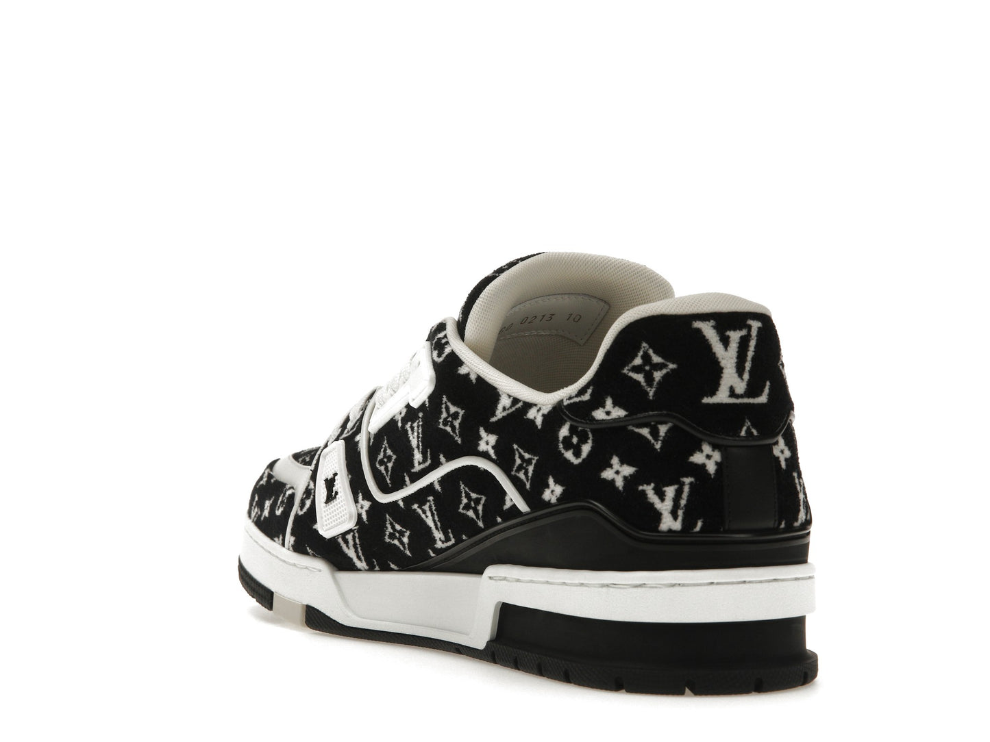 Louis Vuitton Trainer Black Monogram Textile