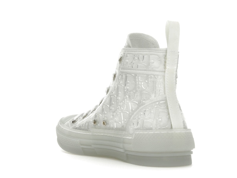 Dior B23 High Top White Raised Oblique