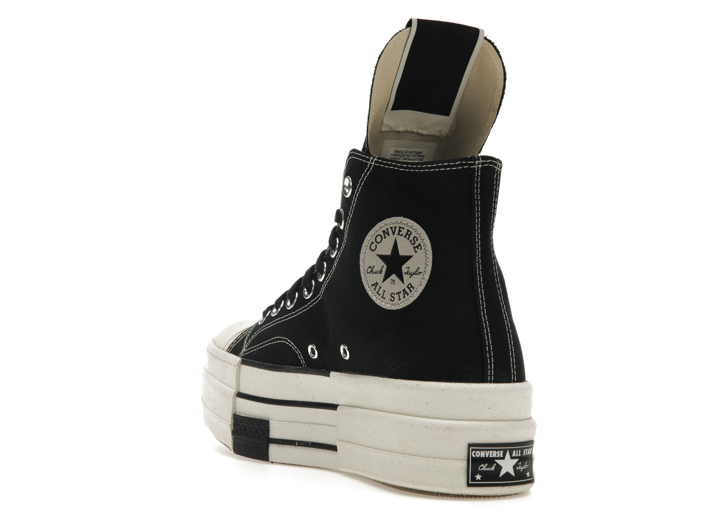 Converse DRKSHDW Chuck Taylor All Star DBL DRKSTAR Hi Rick Owens DRKSTAR Black