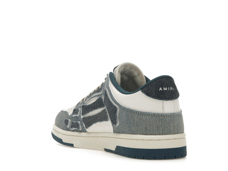 AMIRI Skel Top Low Denim Bleu Ardoise