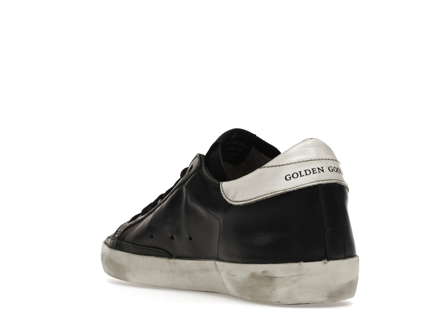 Golden Goose Super-Star Black White Leather