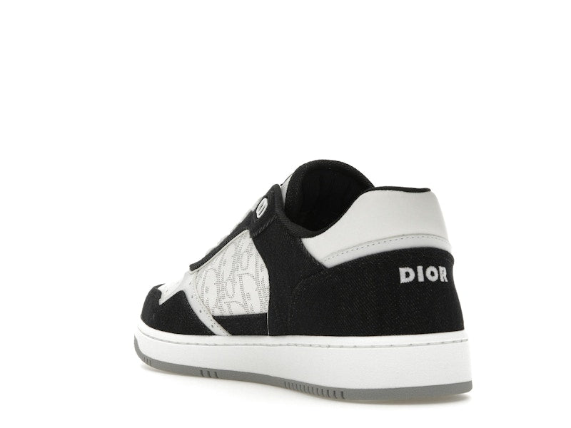 Dior B27 Low White Black Denim 