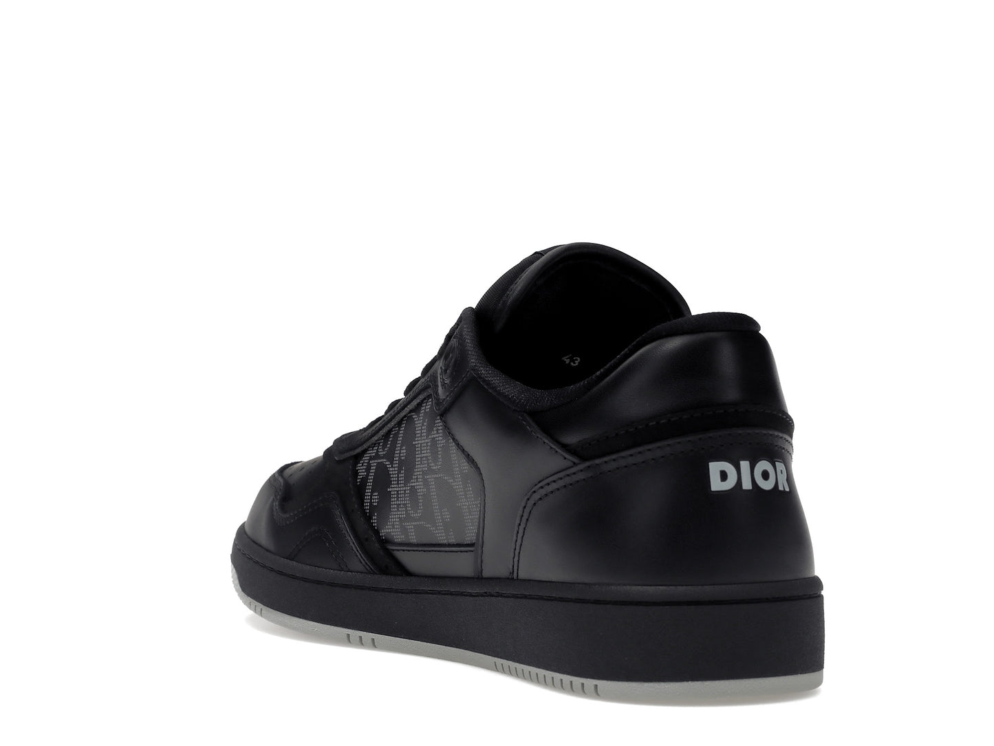 Dior B27 Low Cuir Dior Oblique Galaxy Noir Gris Gris 