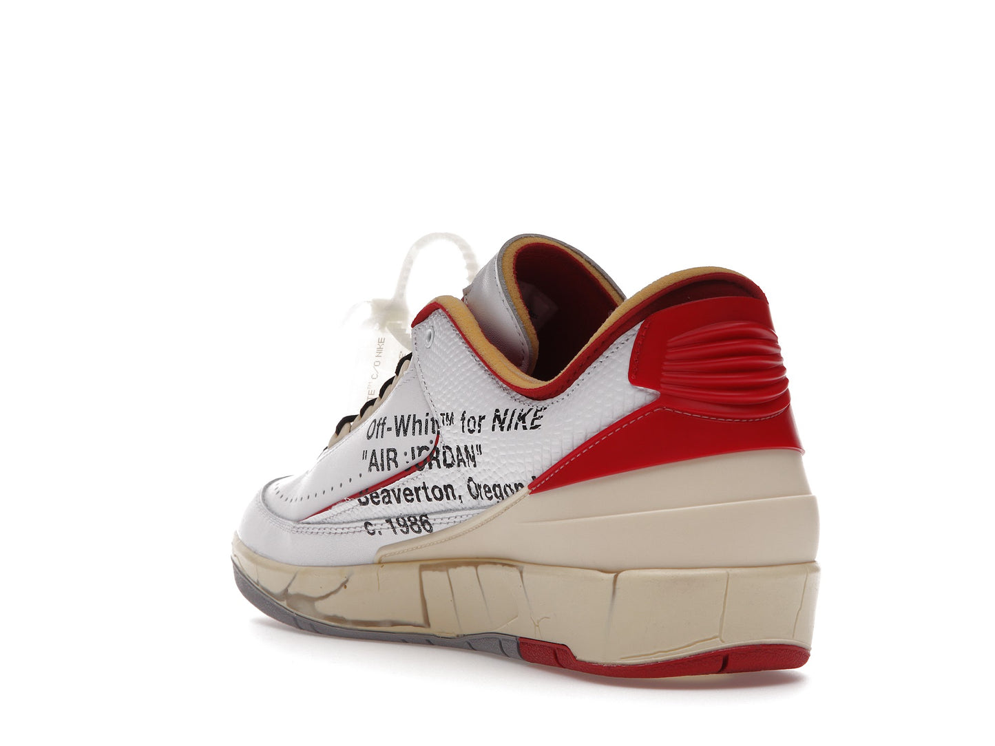 Jordan 2 Retro Low SP Off-White Blanc Rouge