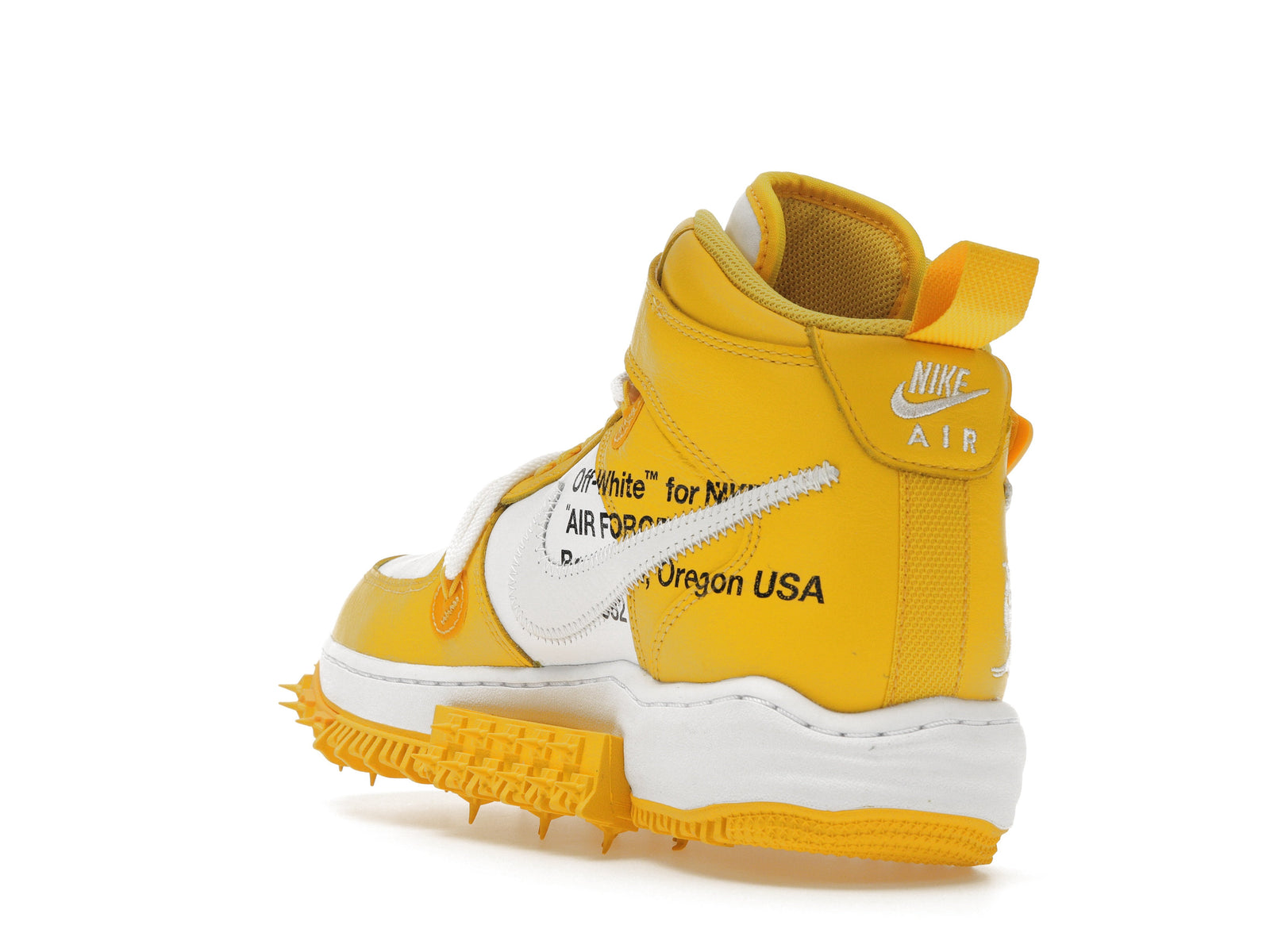 【関税送料込】Nike X Off-White Air Force 1 Varsity Maize Nike Air Force 1 Mid SP Off-White Varsity Maize Men's