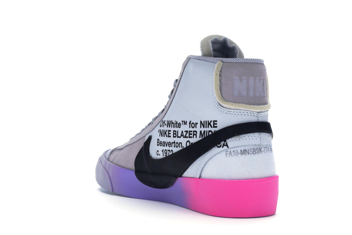 Nike Blazer Mid Off-White Wolf Grey Serena Queen