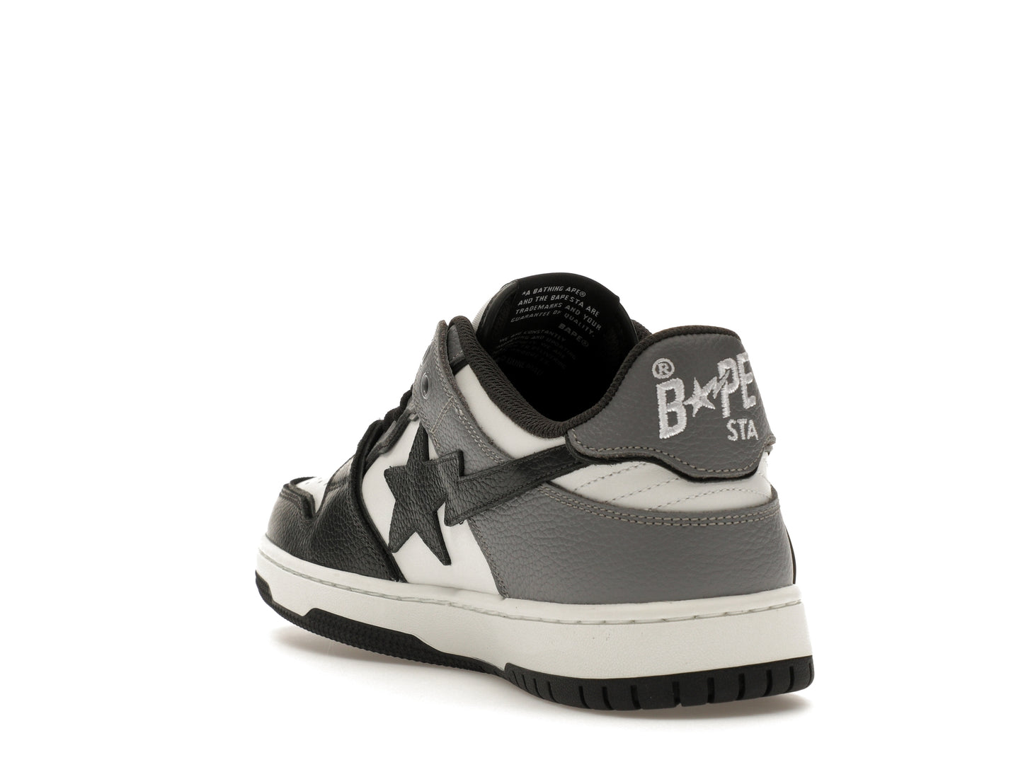 A Bathing Ape Sk8 Sta #5 Black White Grey