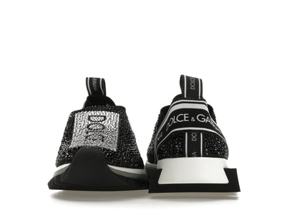 Dolce & Gabbana Sorrento Slip On Black Crystal