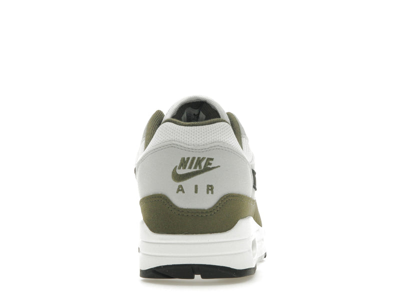 Nike Air Max 1 White Black Medium Olive