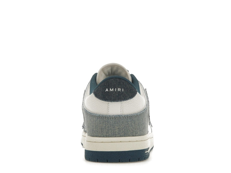AMIRI Skel Top Low Denim Bleu Ardoise