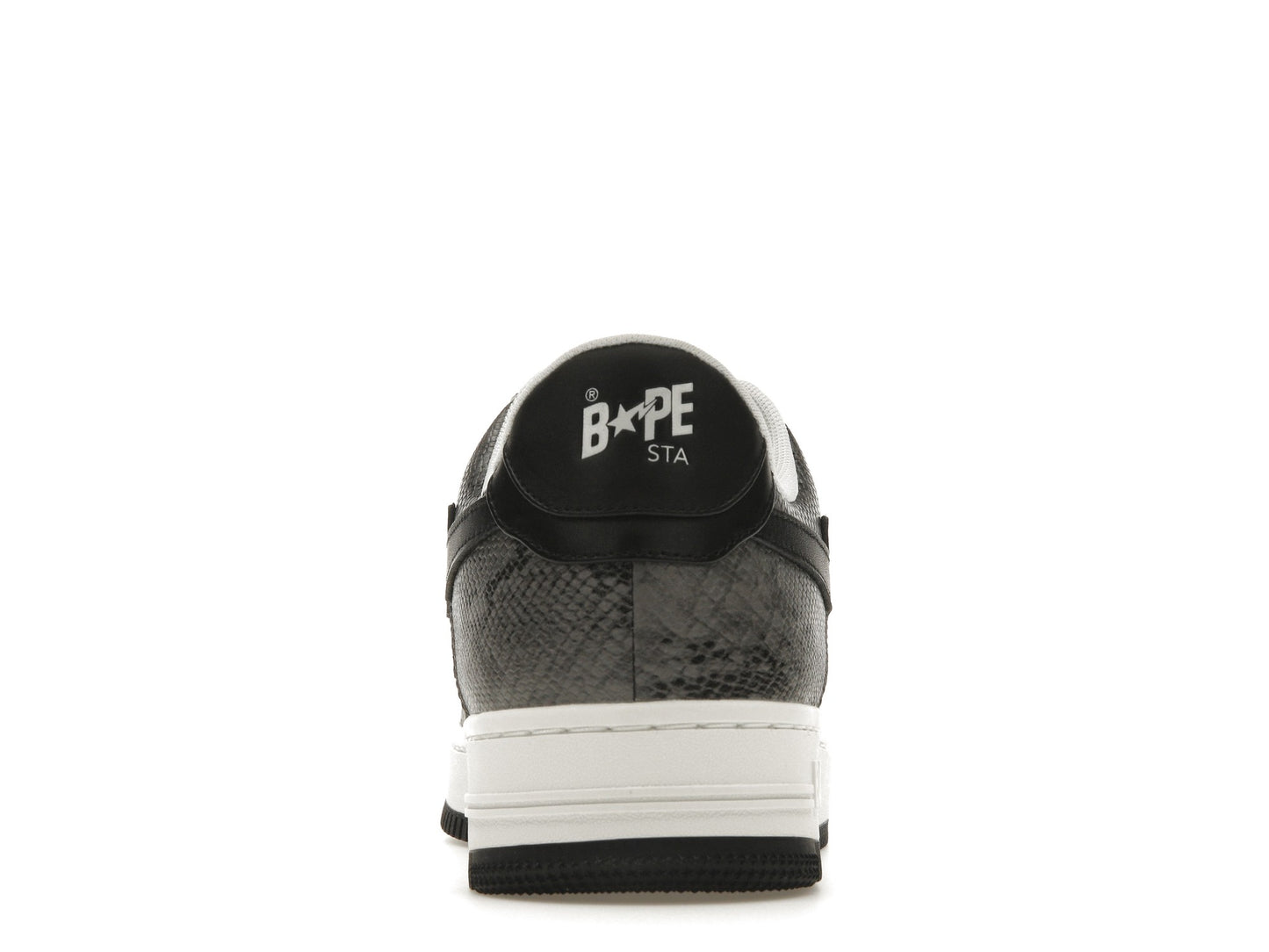 A Bathing Ape Bape Sta Snake Skin Black