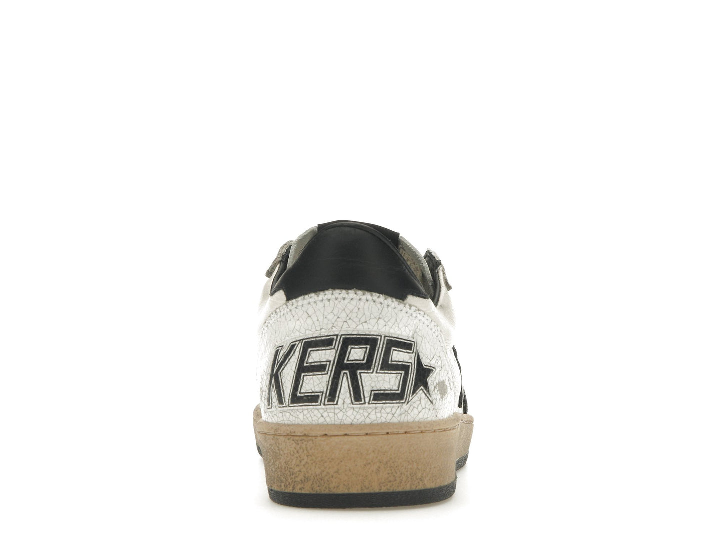 Golden Goose Ball-Star Low White Nappa Black Star