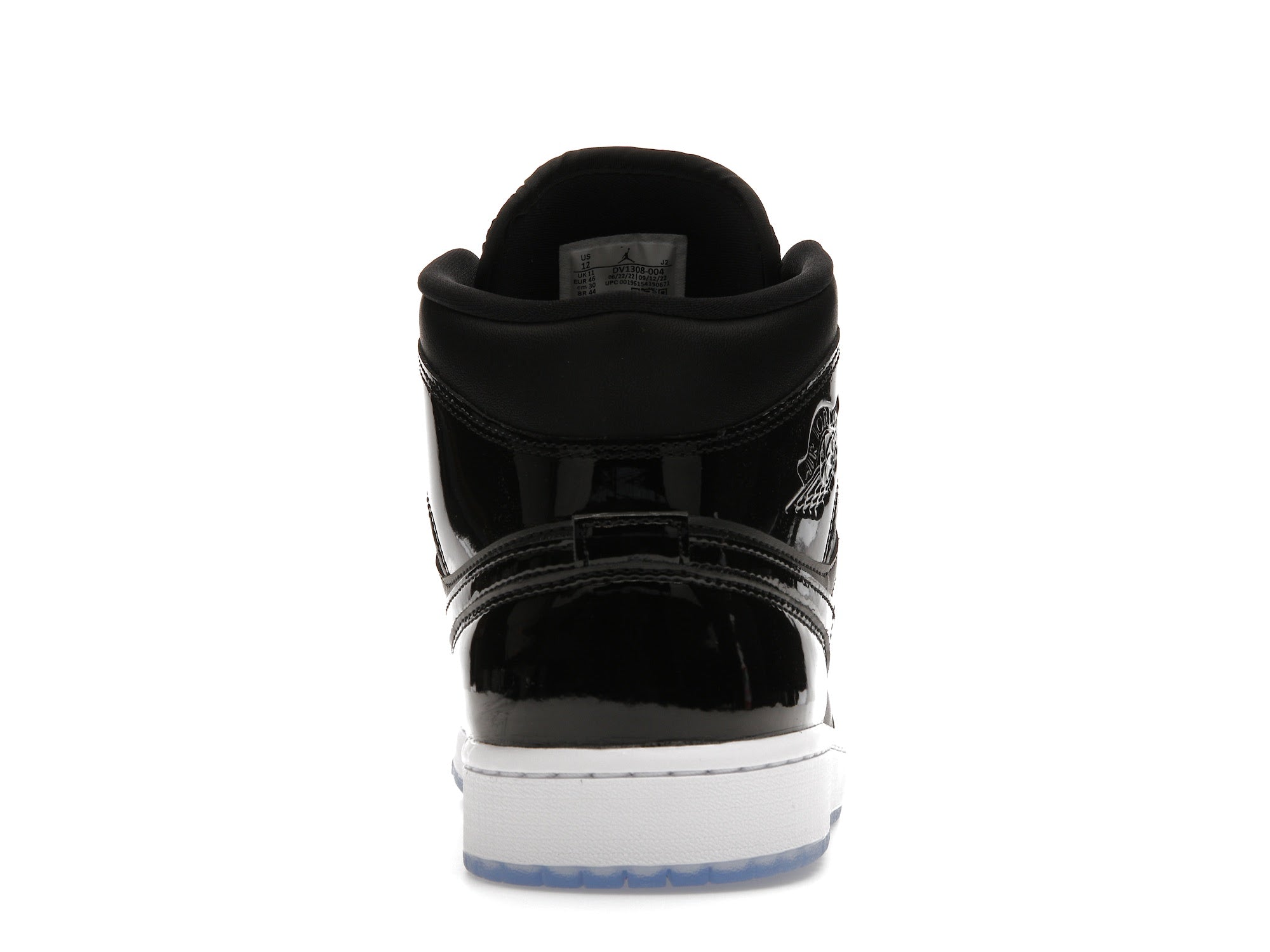 Jordan 1 mid se triple black patent deals