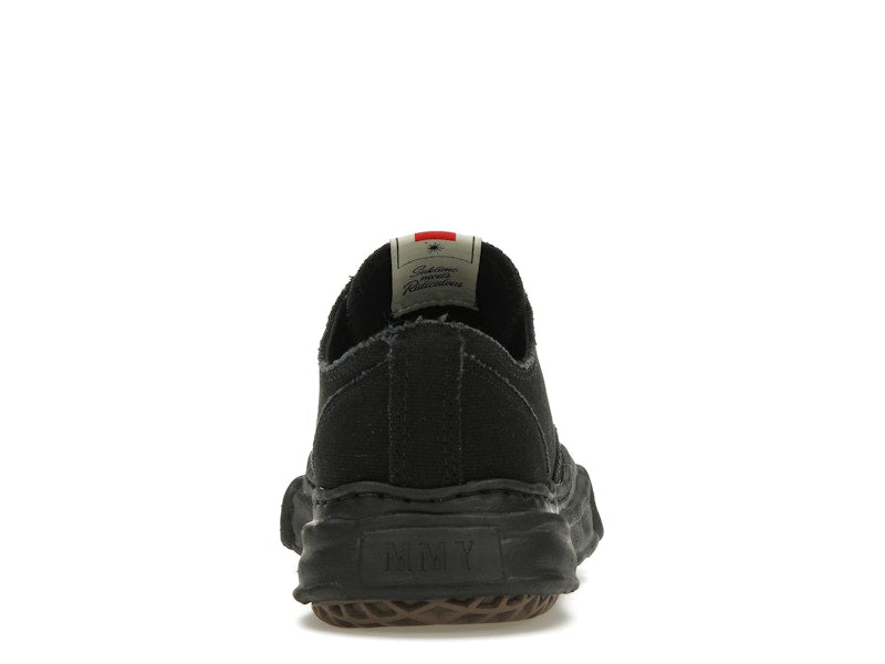 Maison Mihara Yasuhiro Peterson OG Sole Canvas Low Triple Black