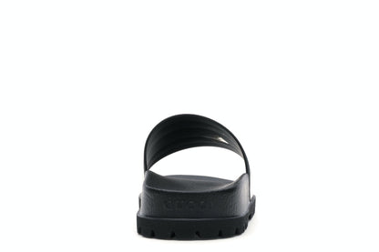 Gucci Web Slide Sandal Black