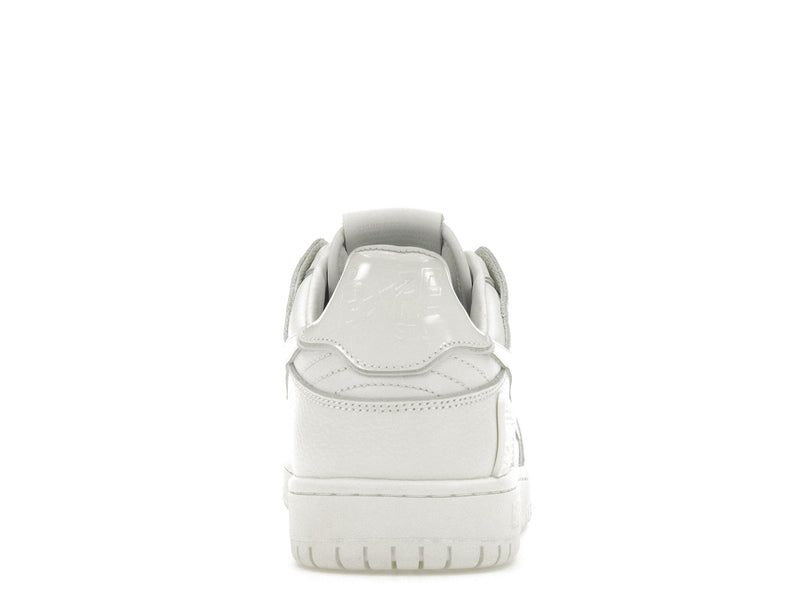 A Bathing Ape Bape SK8 Sta Triple White Patent Leather Sta Logo