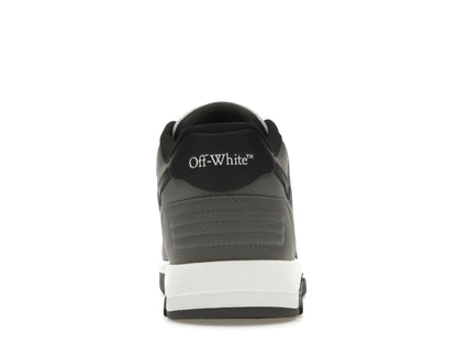 OFF-WHITE Out Of Office OOO Low Tops Dark Gray Black