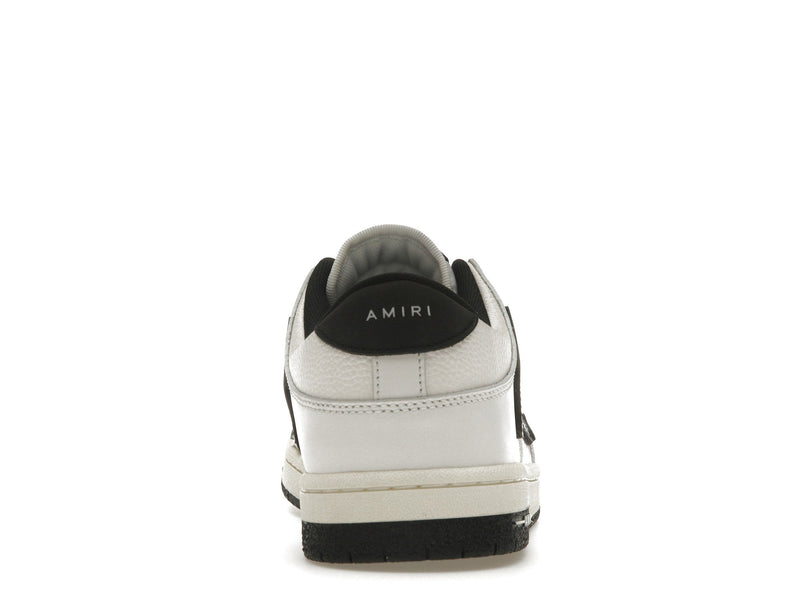 AMIRI Skel Top Low White Black White