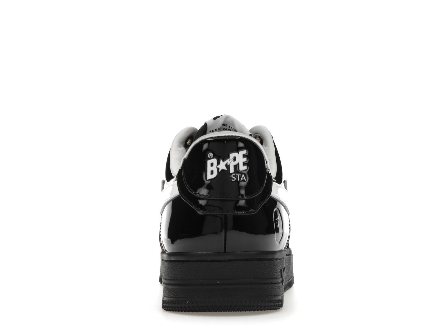 A Bathing Ape Bape Sta #2 Black Patent 