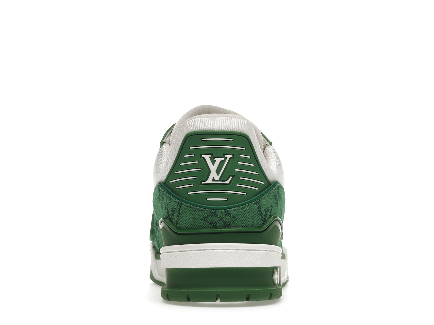 Louis Vuitton Baskets Monogram Vert Denim Blanc 