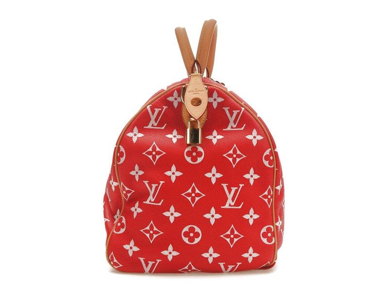 Louis Vuitton Speedy P9 Bandoulière 40 Monogram Leather Red