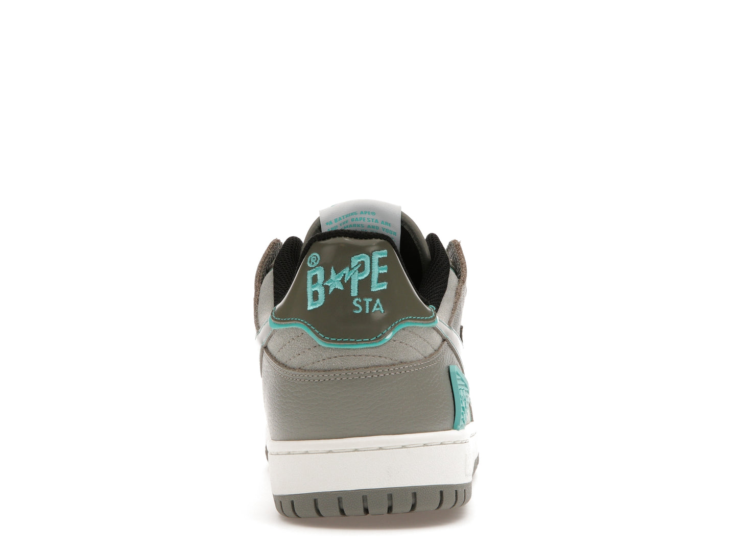 A Bathing Ape Bape SK8 Sta Grey Turquoise