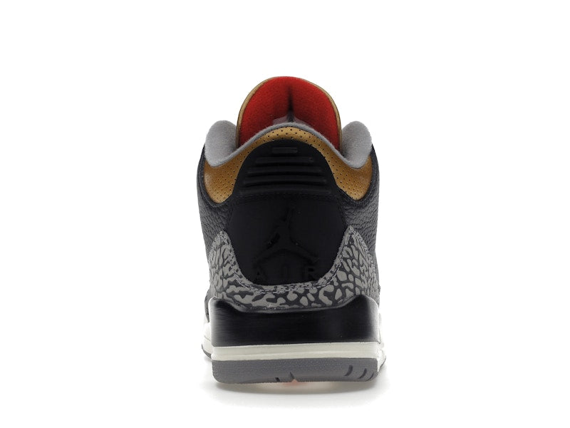 Jordan 3 Retro Black Cement Gold