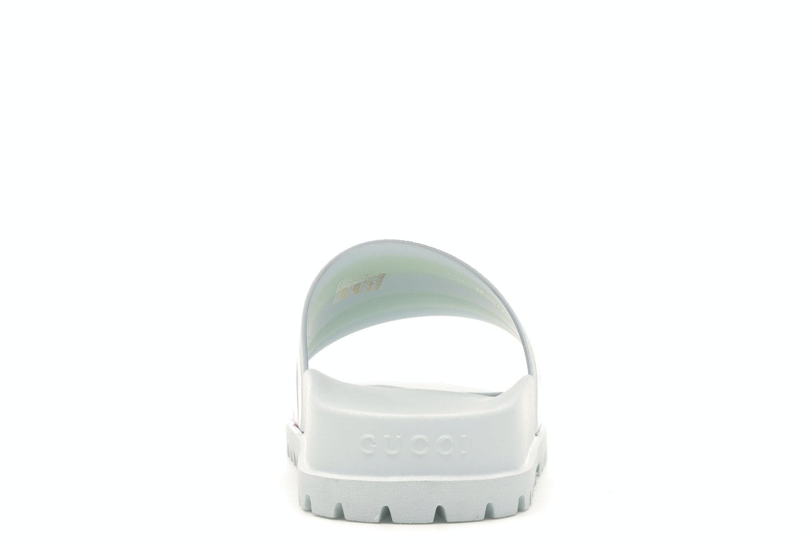 Gucci Web Slide Sandal White