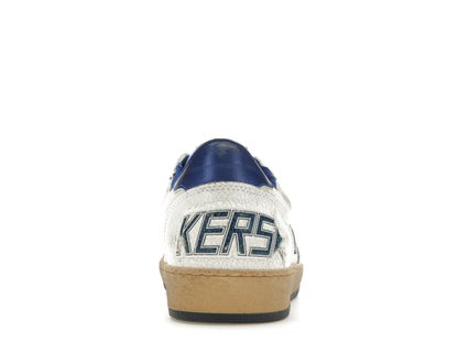 Golden Goose Ball-Star Low White Bluette