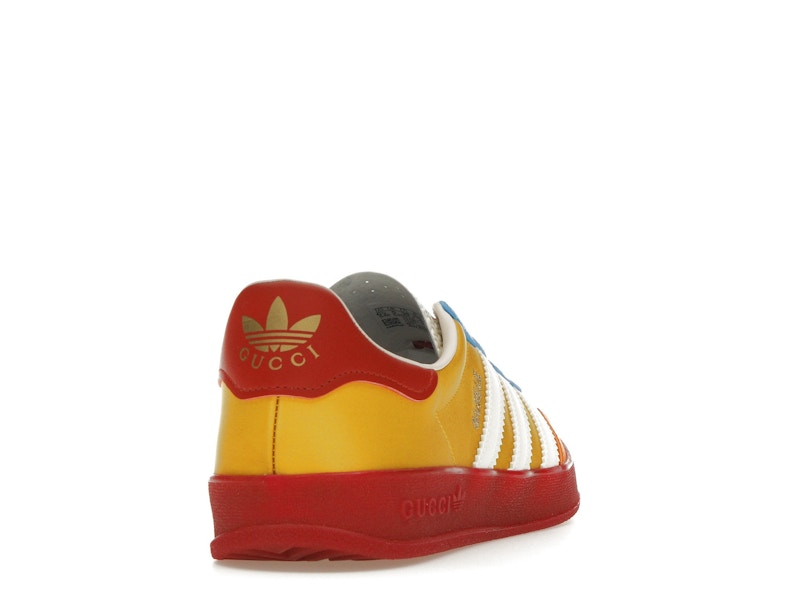 adidas x Gucci Gazelle Yellow White Red