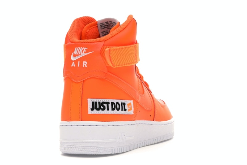 Nike Air Force 1 High Just Do It Pack Orange