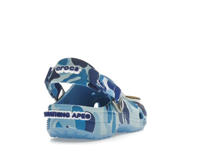 Crocs Classic Clog A Bathing Ape ABC Camo Blue