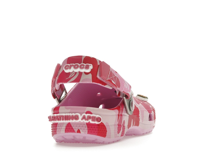 Crocs Classic Clog A Bathing Ape ABC Camo Pink