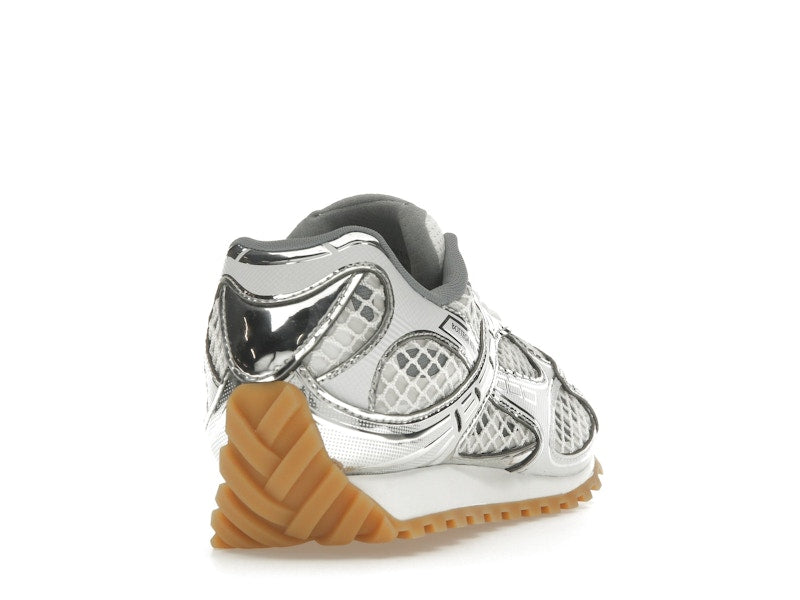 Bottega Veneta Orbit Silver White