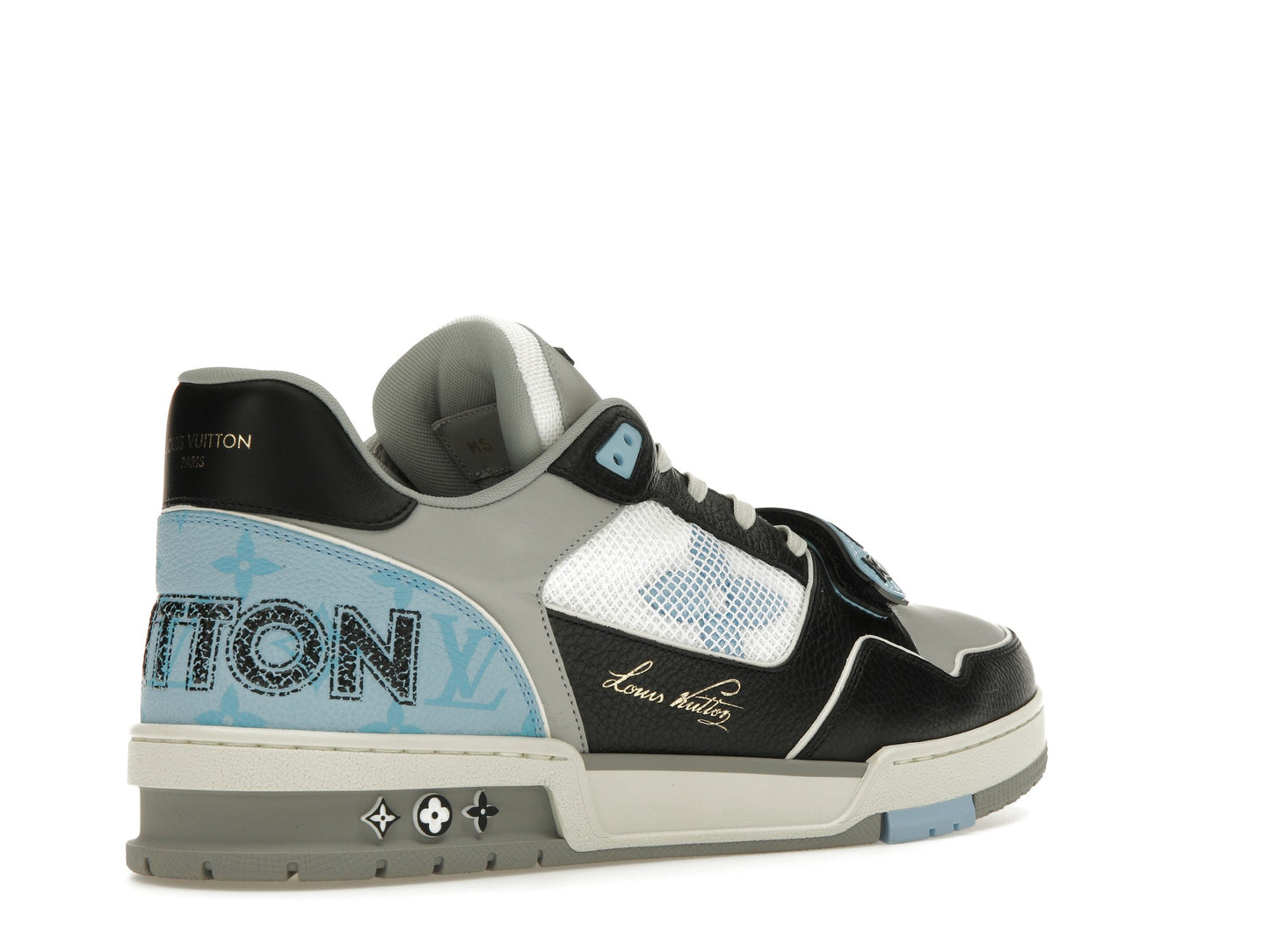 Louis Vuitton LV Trainer Blue Gray Black 