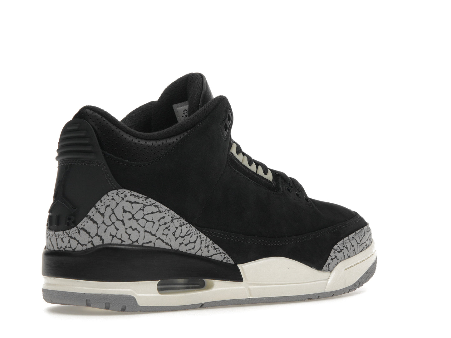 Jordan 3 Retro Noir Cassé