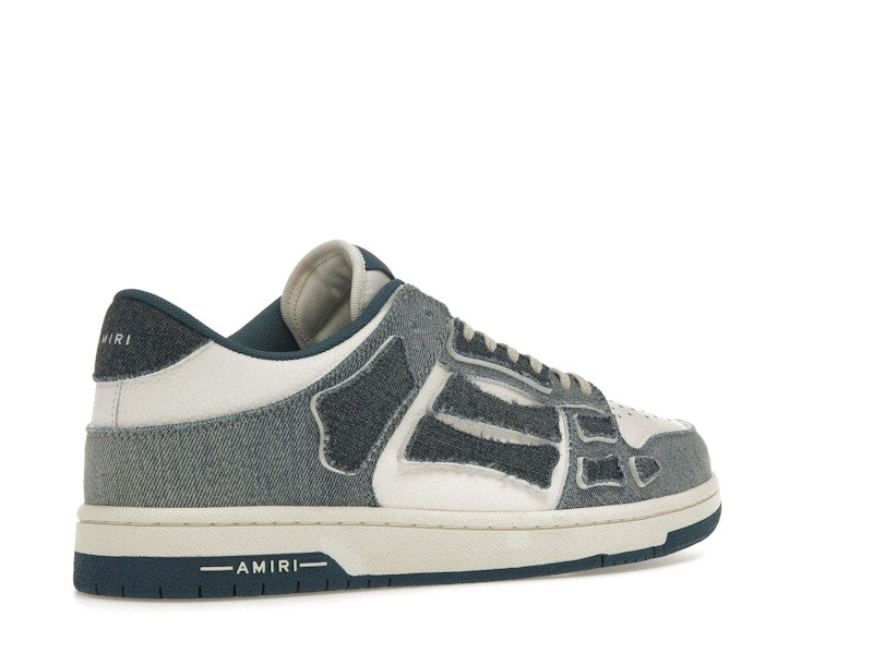 AMIRI Skel Top Low Denim Bleu Ardoise