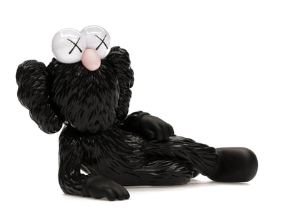 KAWS TIME OFF Figurine en Vinyle Noir