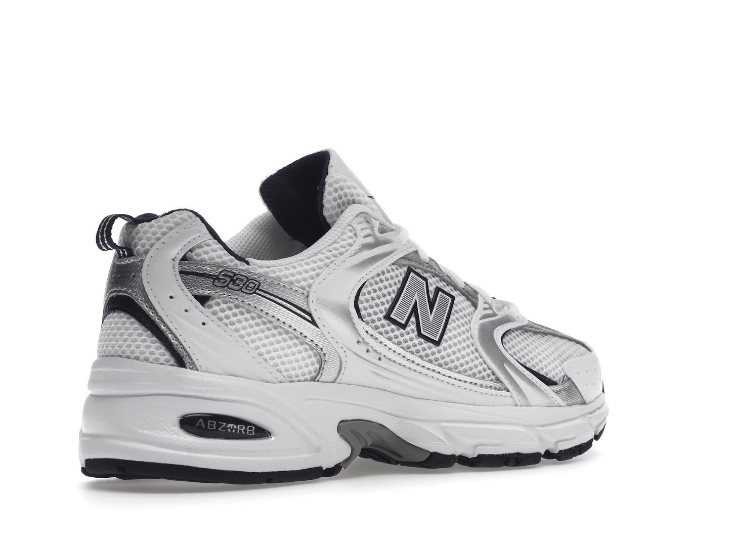 New Balance 530 Blanc Argent Marine