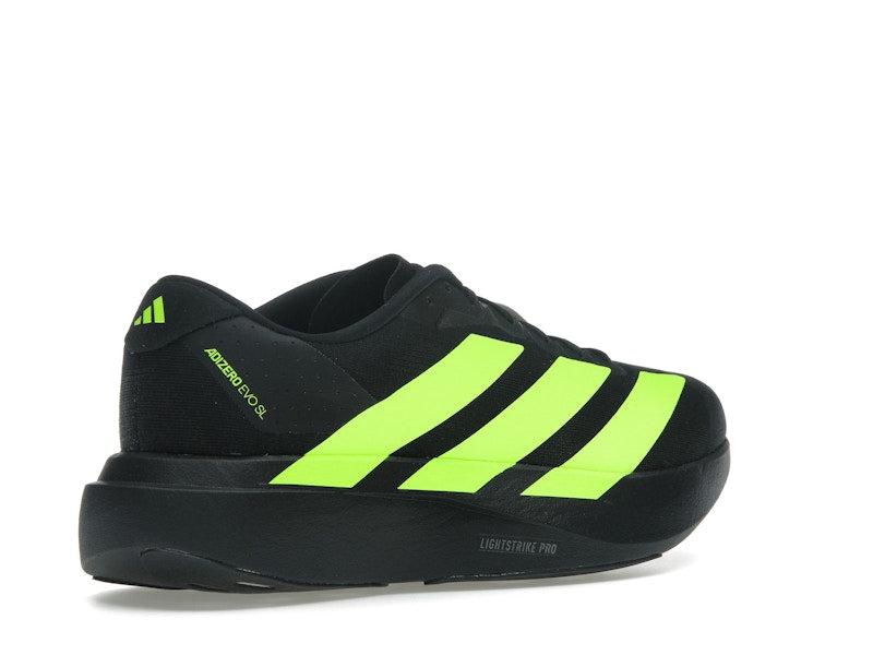 adidas Adizero Evo SL Black Lucid Lemon