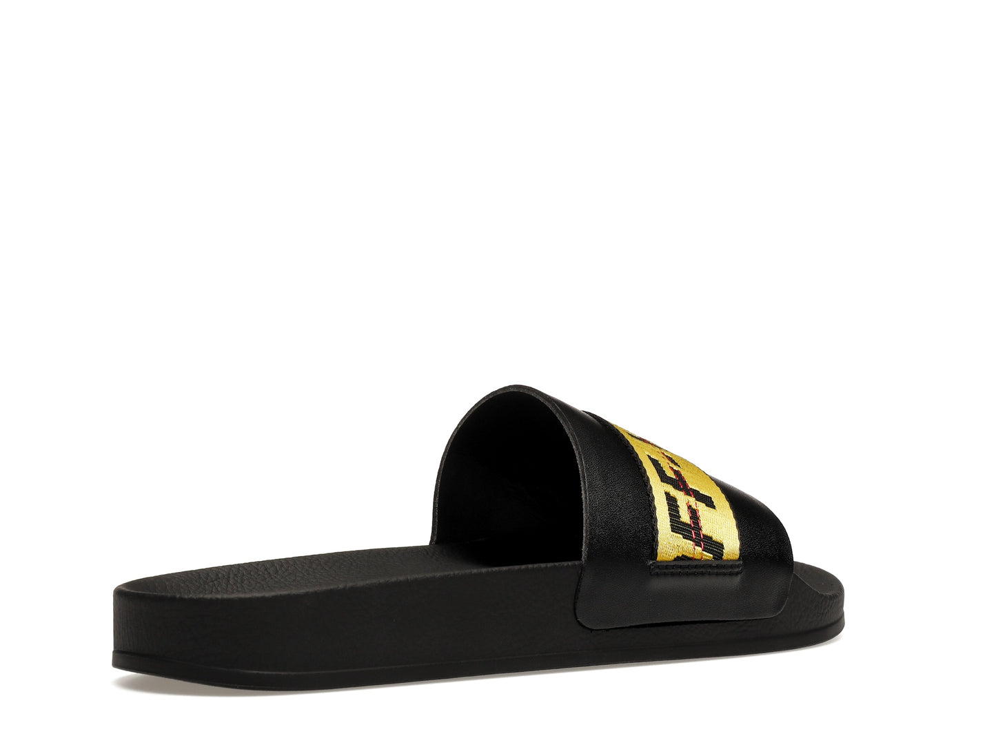 OFF-WHITE Industrial Belt Slides Black Yellow