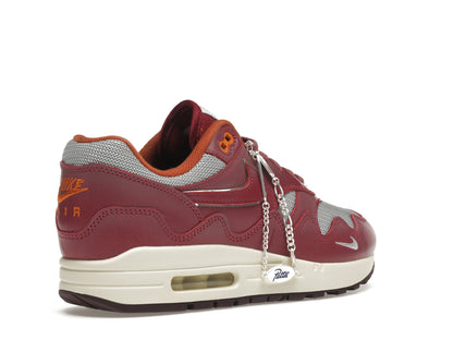 Nike Air Max 1 Patta Waves Rush Maroon (with Bracelet)