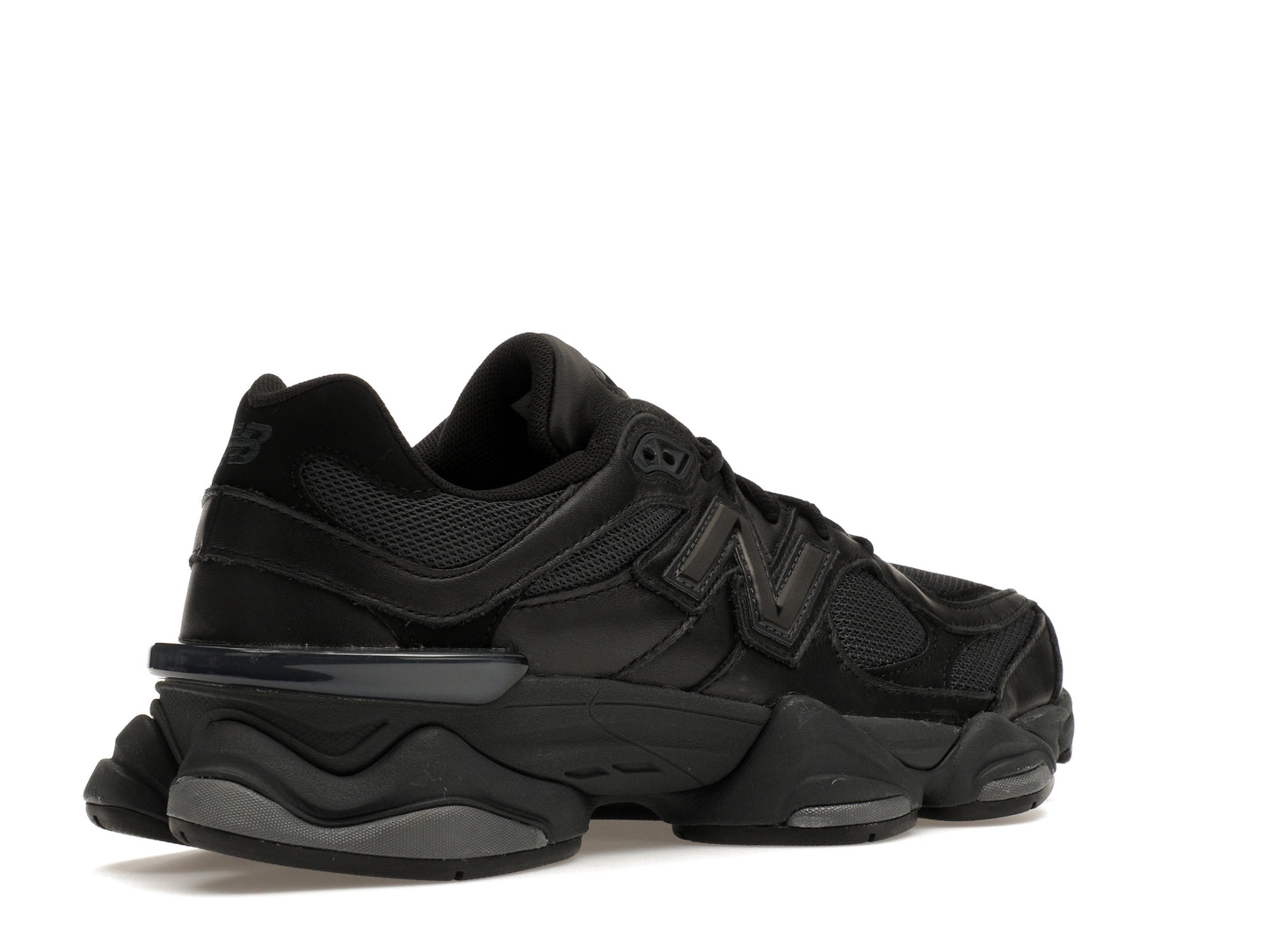 New Balance 9060 Triple Black Leather