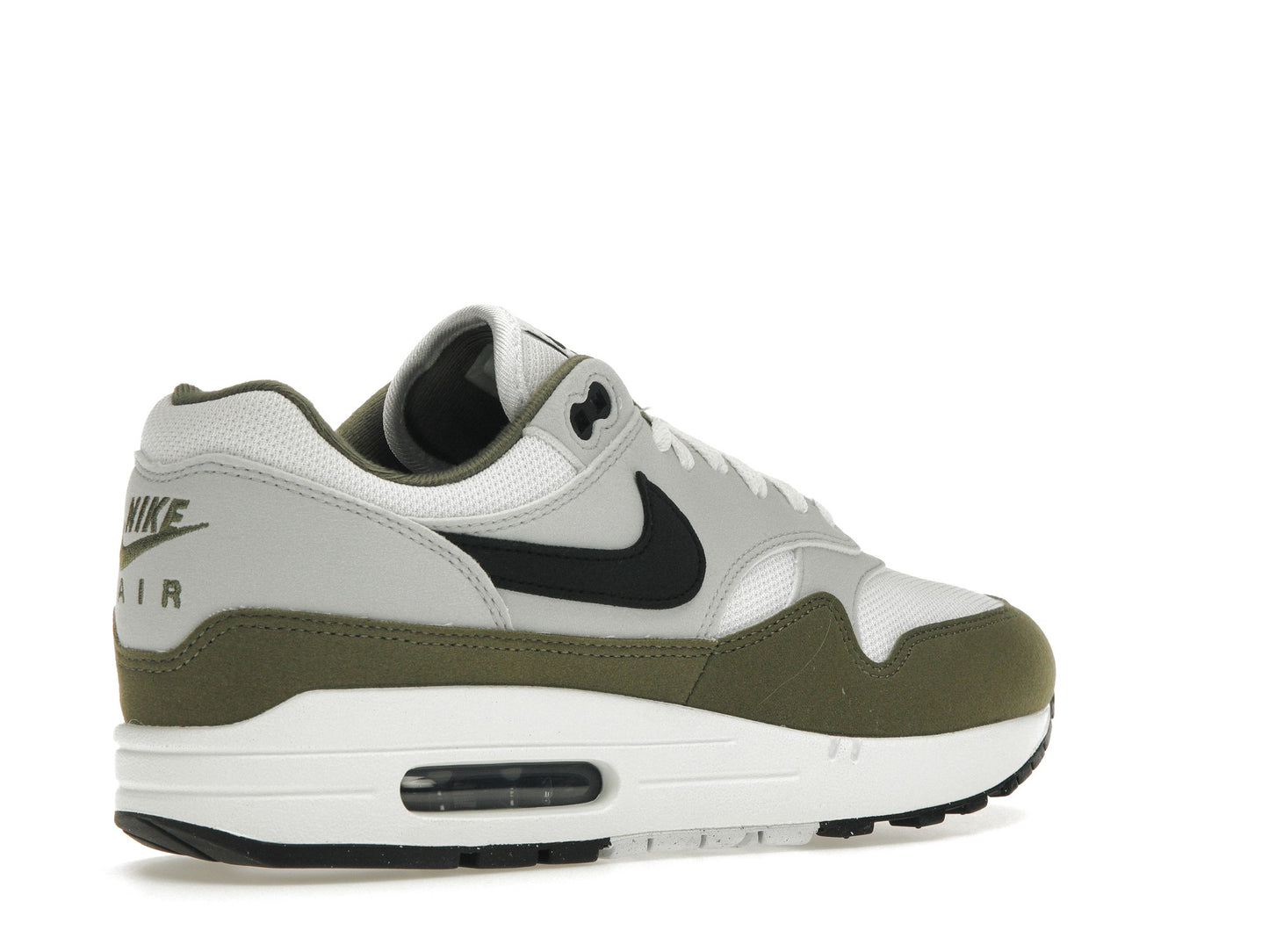 Nike Air Max 1 White Black Medium Olive