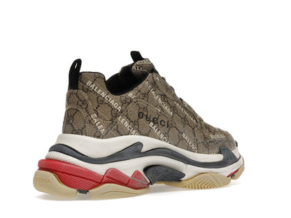 Gucci x Balenciaga The Hacker Project Triple S Beige 